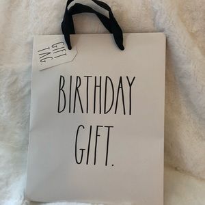 RAE DUNN gift bag. “Birthday gift”